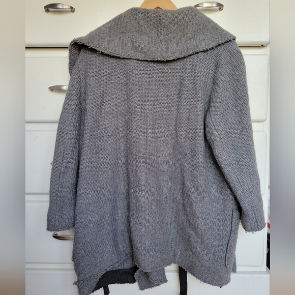 Dolce & Gabbana Grey Sweater Cardigan  44 Shawl Collar - Picture 7 of 9